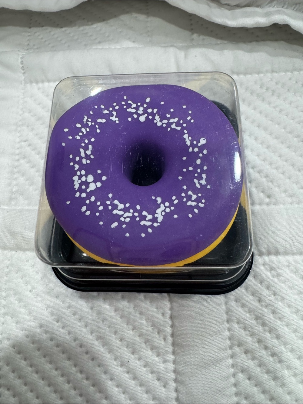 Chocolate Frosted Donut Squishy with Sprinkles